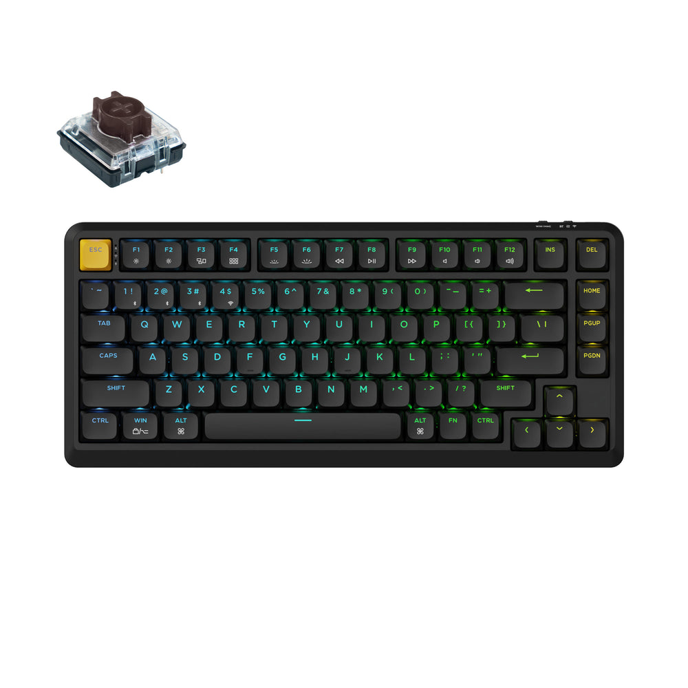 Teclado mecánico inalámbrico Keychron J1 QMK (Distribución ANSI de EE. UU.)