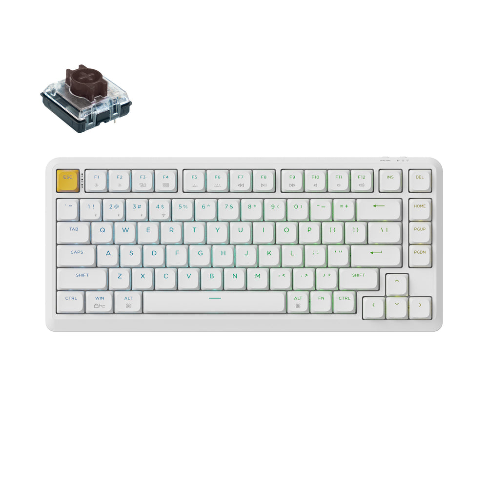 Teclado mecánico inalámbrico Keychron J1 QMK (Distribución ANSI de EE. UU.)