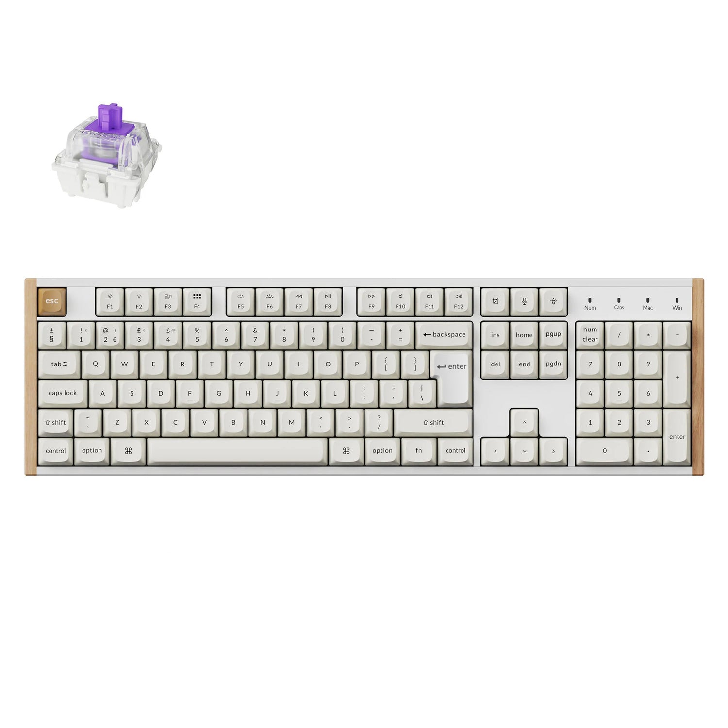 Teclado personalizado Keychron K10 HE inalámbrico con Switch magnético (disposición US)