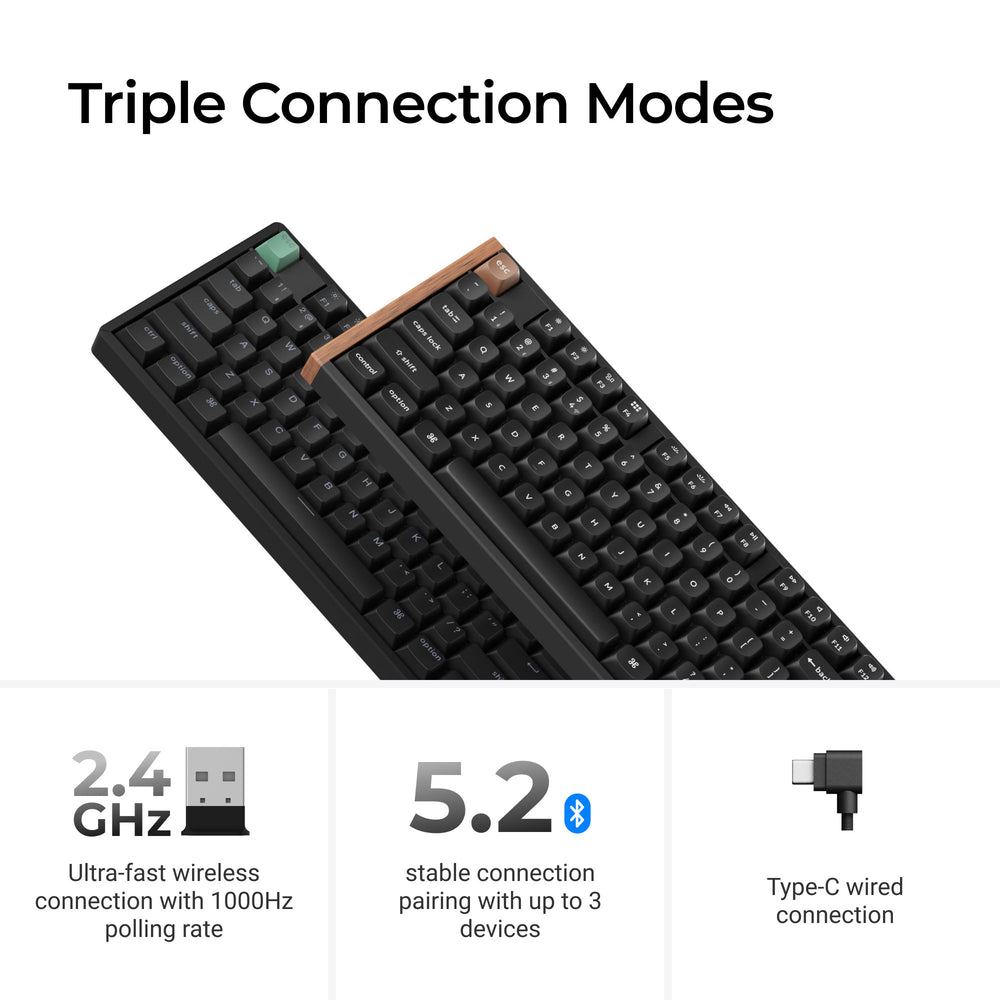Teclado inalámbrico magnético Switch Keychron K6 HE (disposición US ANSI)