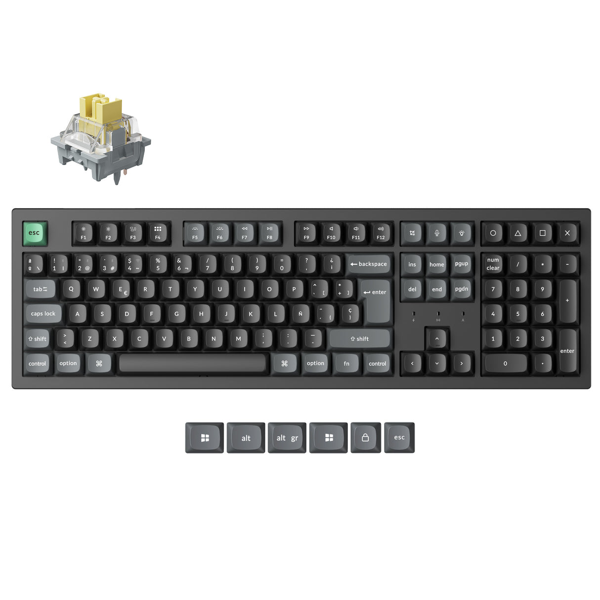 Keychron K10 Ultra 8K Wireless Custom Mechanical Keyboard ISO Layout Collection