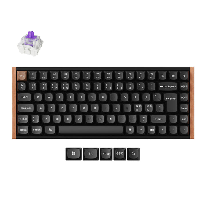 Colección de Teclados Personalizados Keychron K2 HE Inalámbricos con Interruptores Magnéticos - Diseño ISO