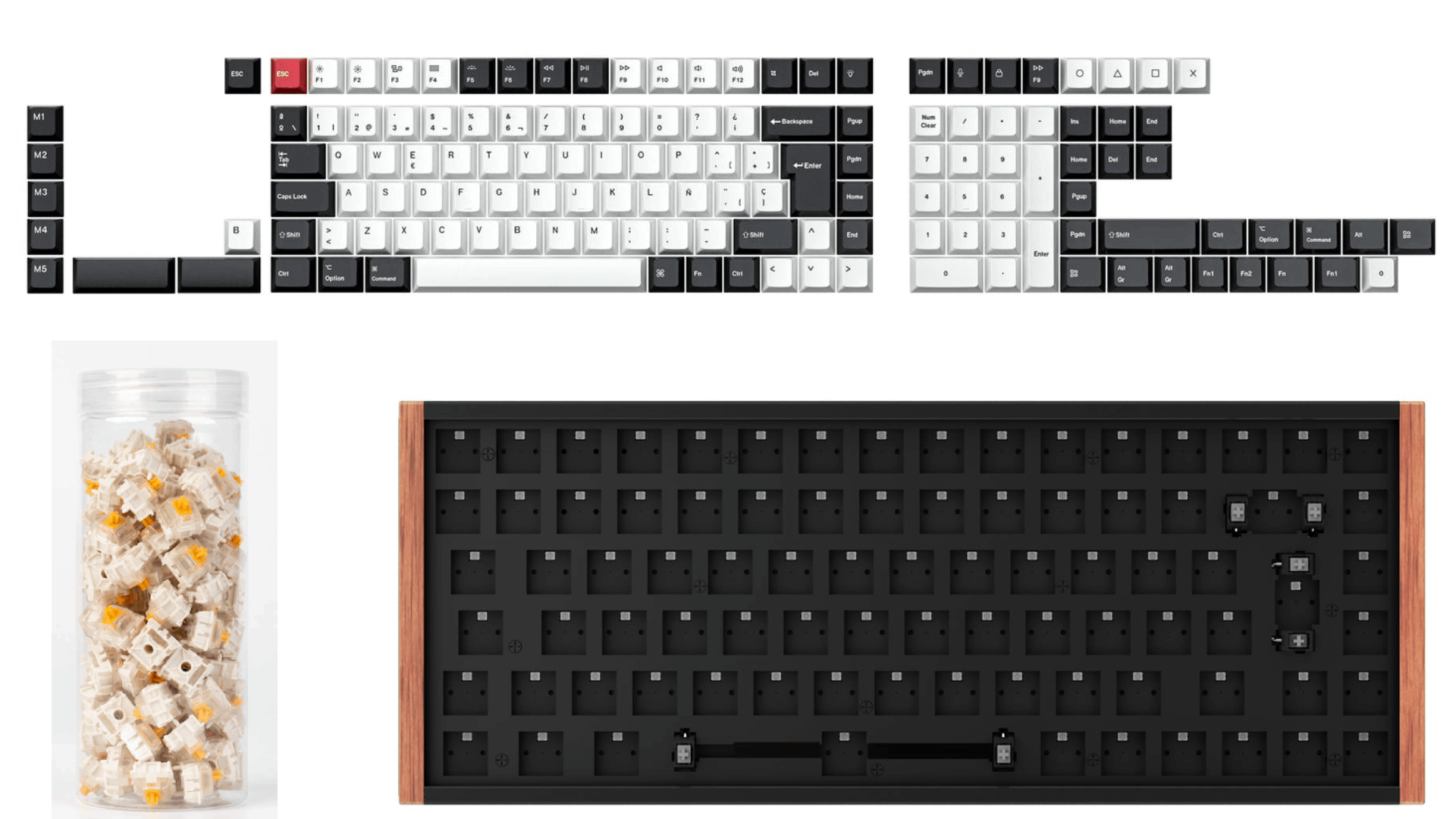 Teclado personalizado Keychron K2 HE inalámbrico con Switch magnético colección con distribución ISO