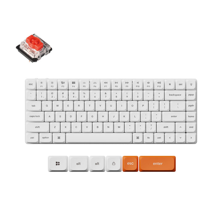 Teclado Mecánico Personalizado Inalámbrico Keychron K3 Max QMK/VIA (Teclado US ANSI)