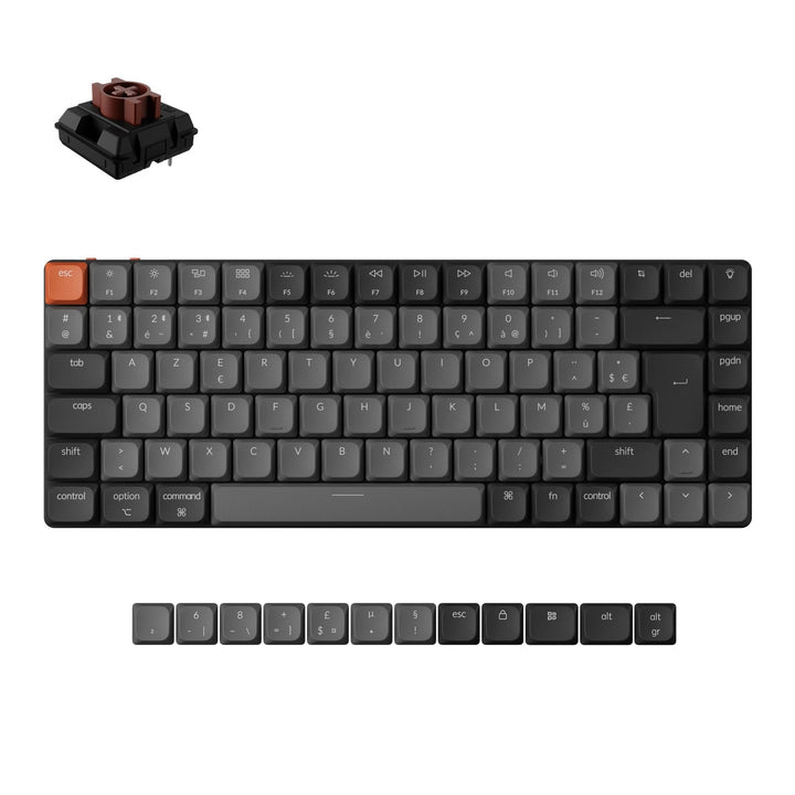 Teclado Mecánico Inalámbrico Keychron K3 QMK (Distribución ISO) - Version 3