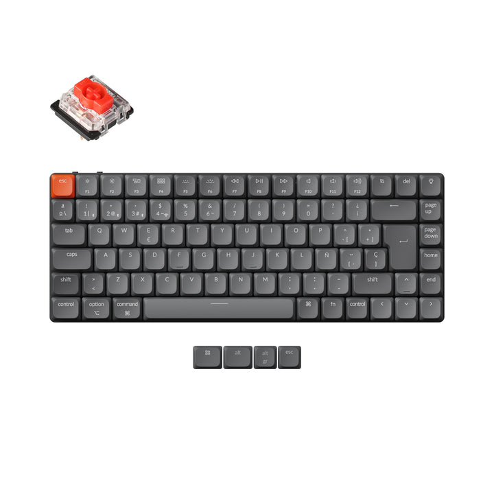 Teclado Mecánico Personalizado Inalámbrico Keychron K3 Max QMK/VIA Colección de Distribución ISO