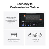 Teclado personalizado Keychron K4 HE inalámbrico con Switch magnético (disposición US ANSI)