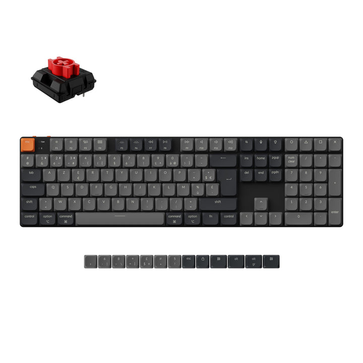 Teclado Mecánico Inalámbrico Keychron K5 QMK (Distribución ISO) - Versión 2