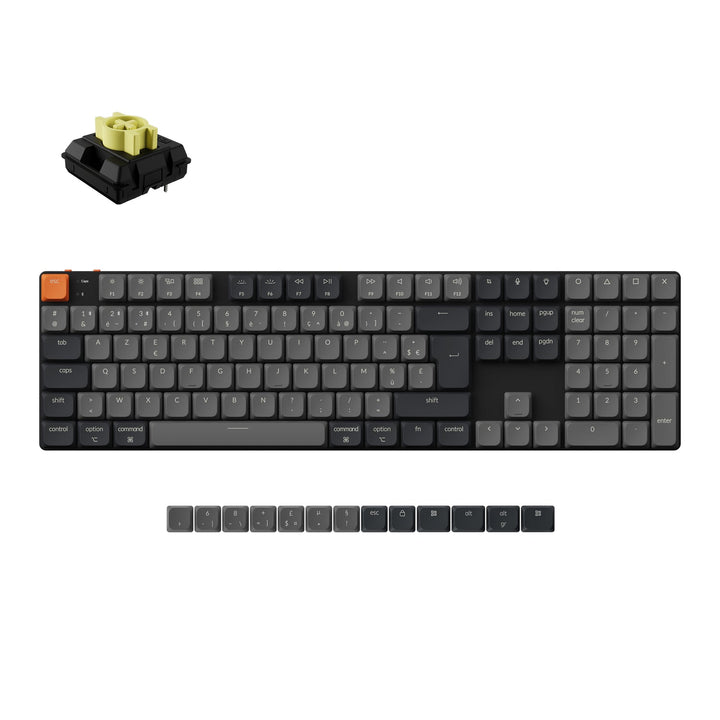 Teclado Mecánico Inalámbrico Keychron K5 QMK (Distribución ISO) - Versión 2