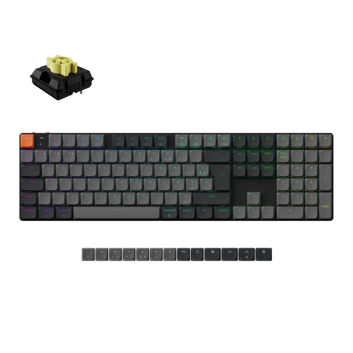 Teclado Mecánico Inalámbrico Keychron K5 QMK (Distribución ISO) - Versión 2