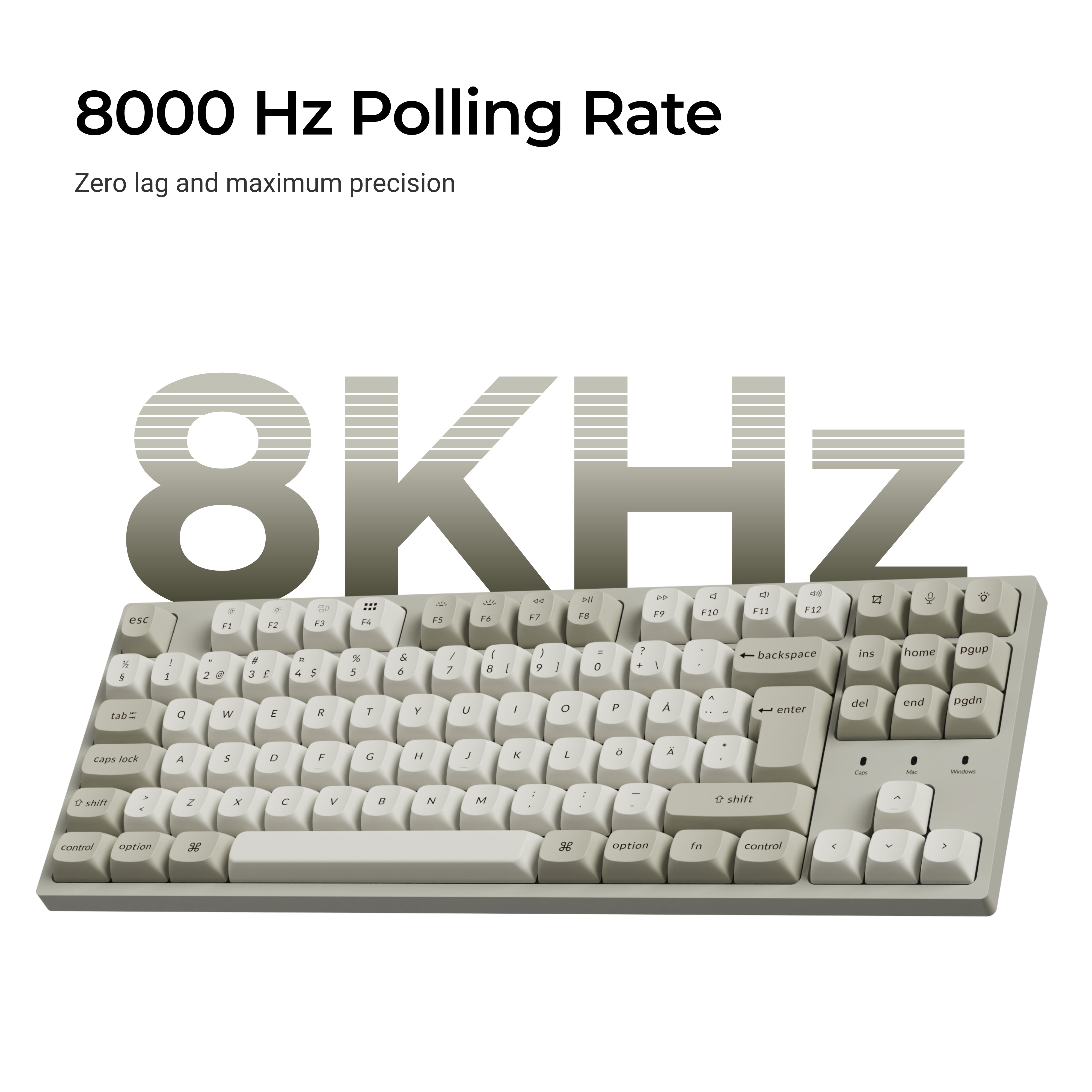 Keychron C1 Pro 8K QMK Wired Custom Mechanical Keyboard ISO Layout Collection