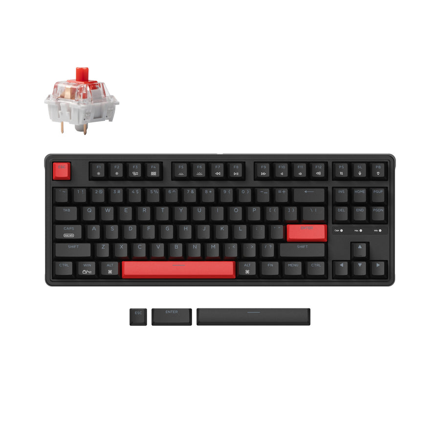 Teclado mecánico con cable Keychron C3 Pro QMK/VIA (teclado ANSI de EE. UU.)