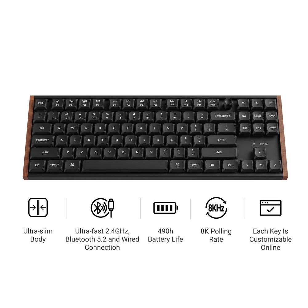 Keychron K11 Max QMK/VIA Wireless Custom Mechanical Keyboard (US