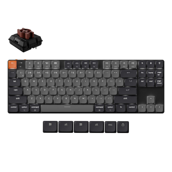 Teclado mecánico inalámbrico Keychron K1 QMK (Version 6) (Teclado US ANSI)