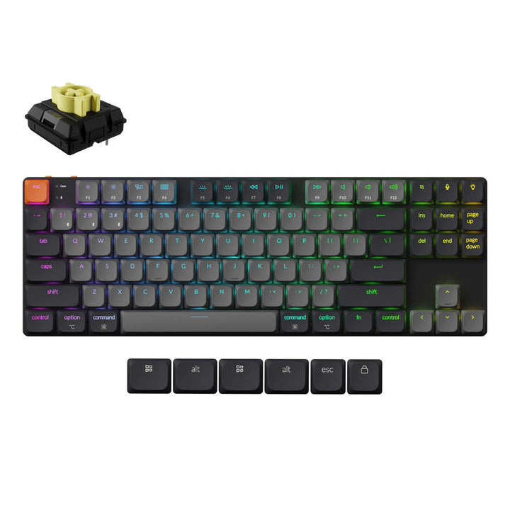 Teclado mecánico inalámbrico Keychron K1 QMK (Version 6) (Teclado US ANSI)