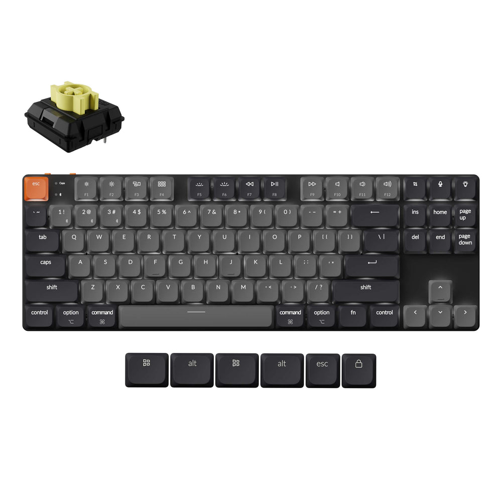 Teclado mecánico inalámbrico Keychron K1 QMK (versión 6) (teclado ANSI de EE. UU.)