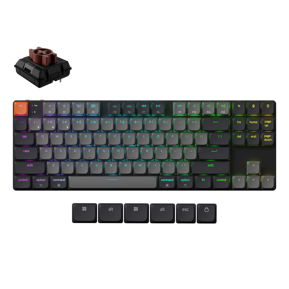 Keychron K1 QMK Wireless Mechanical Keyboard (Version 6) (US ANSI