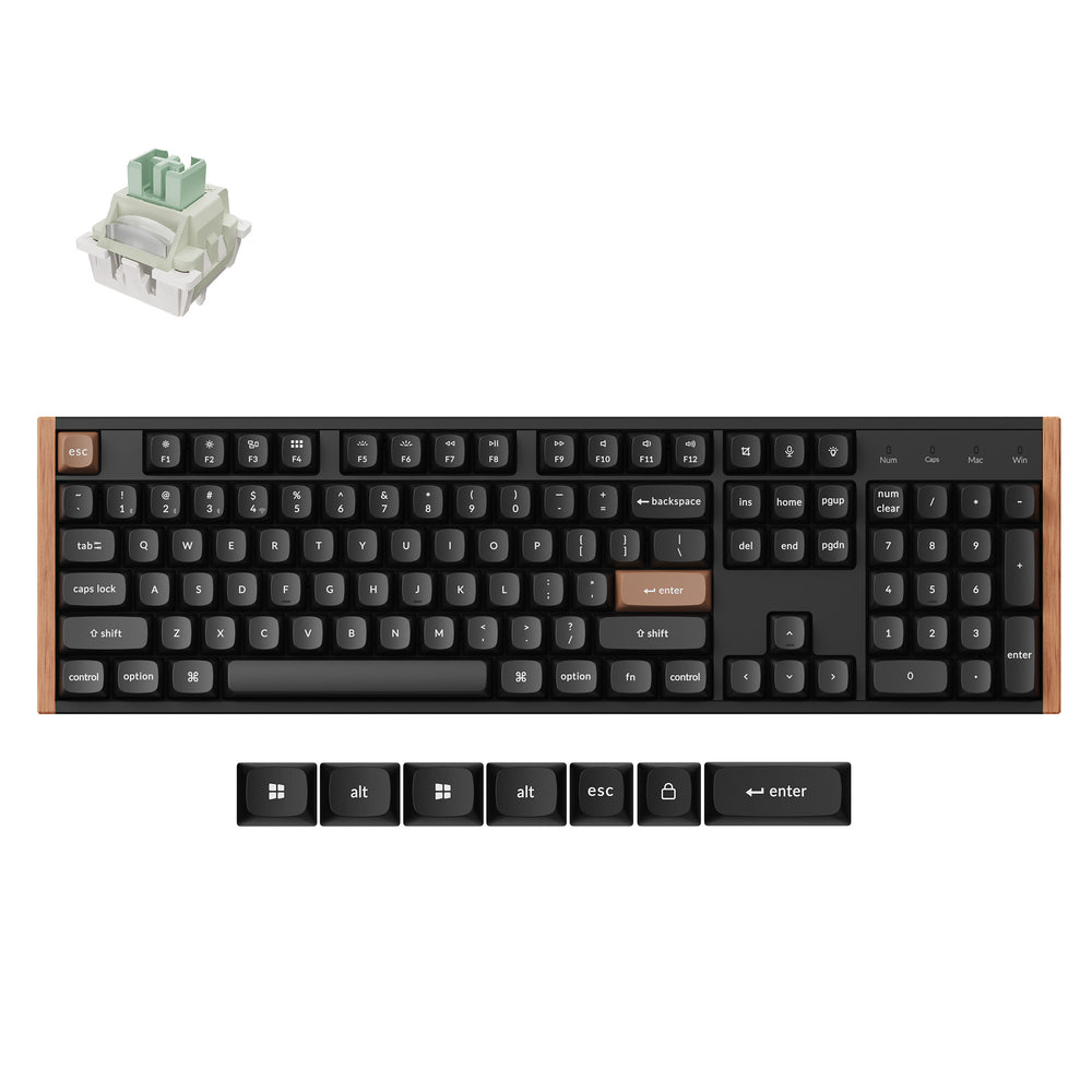 Teclado Personalizado Inalámbrico con interruptores Magnéticos Keychron K10 HE (Distribución US ANSI)