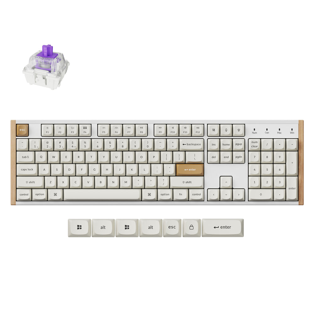 Keychron K10 HE Wireless Magnetic Switch Custom Keyboard(US Layout)