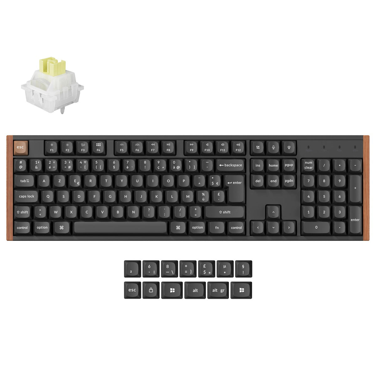 Teclado Personalizado Inalámbrico con interruptores Magnéticos Keychron K10 HE - Colección de Distribución ISO