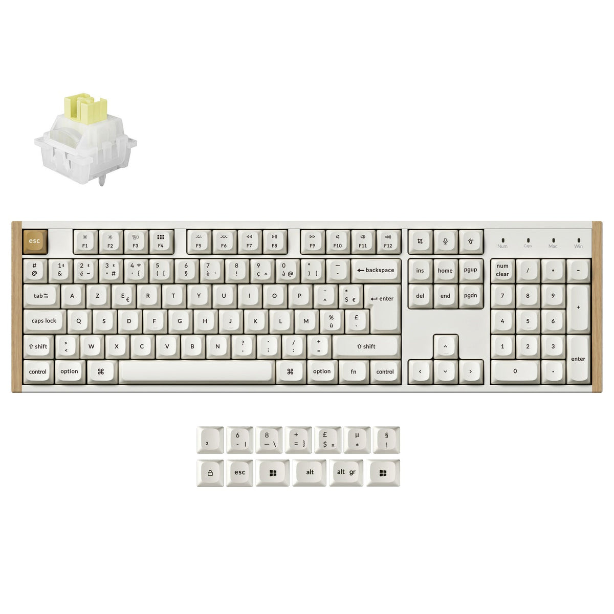 Teclado Personalizado Inalámbrico con interruptores Magnéticos Keychron K10 HE - Colección de Distribución ISO