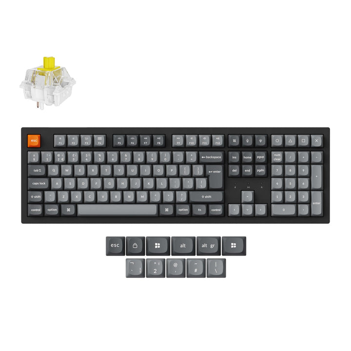 Teclado Mecánico Inalámbrico Keychron K10 Max QMK Colección de Distribución ISO