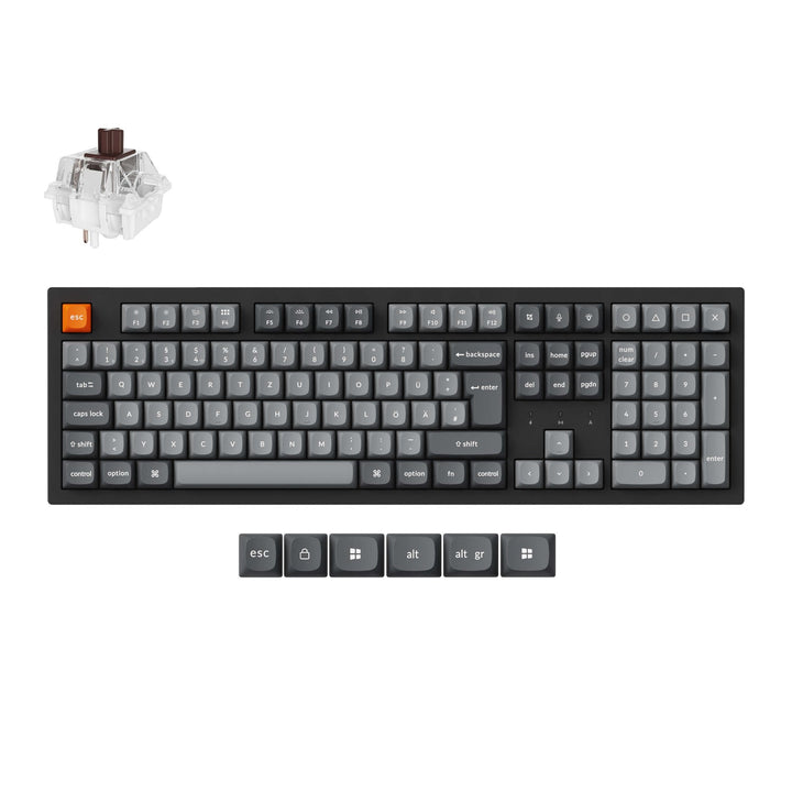 Teclado Mecánico Inalámbrico Keychron K10 Max QMK Colección de Distribución ISO