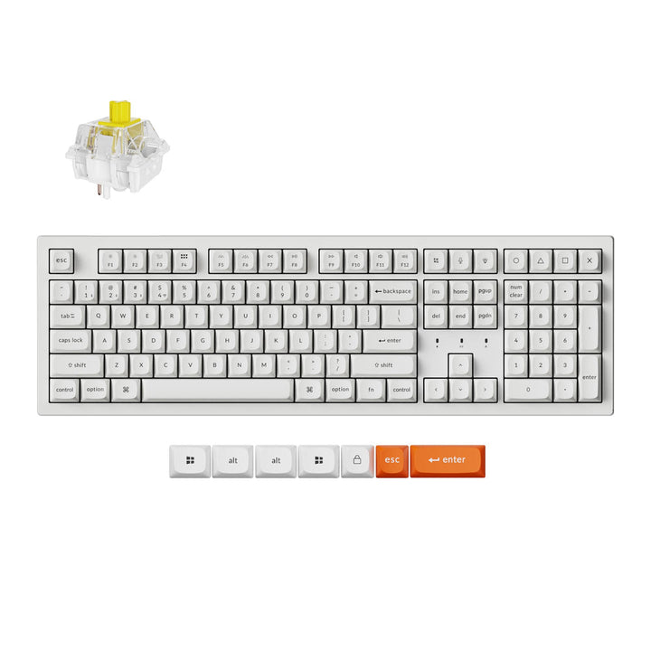 Teclado Mecánico Inalámbrico Keychron K10 Max QMK (Distribución ANSI EE. UU.)