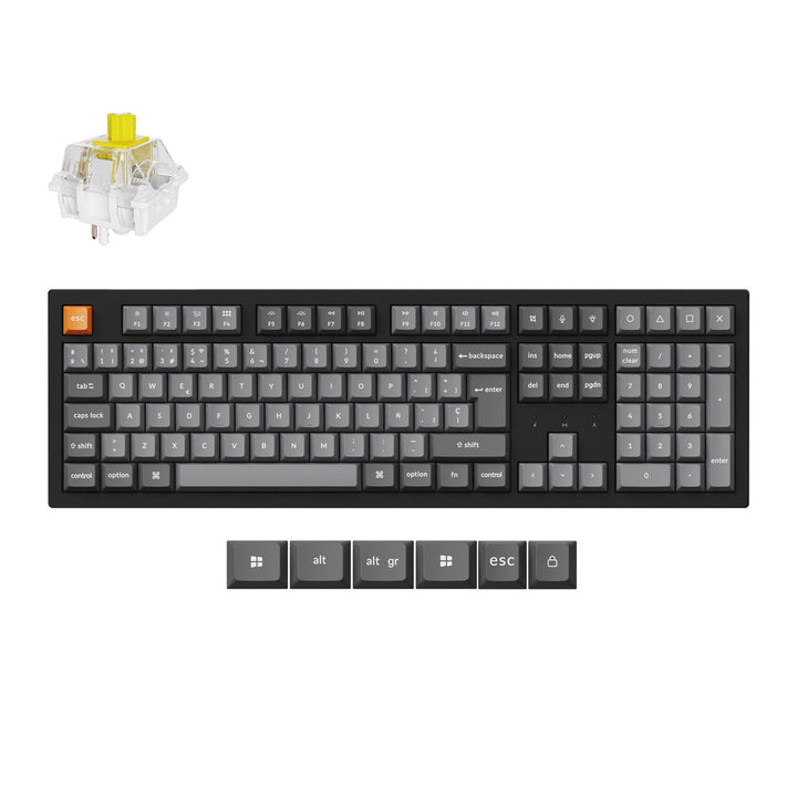 Teclado Mecánico Inalámbrico Keychron K10 Max QMK Colección de Distribución ISO