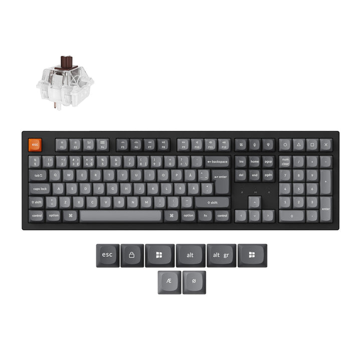 Teclado Mecánico Inalámbrico Keychron K10 Max QMK Colección de Distribución ISO