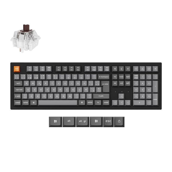Teclado Mecánico Inalámbrico Keychron K10 Max QMK Colección de Distribución ISO