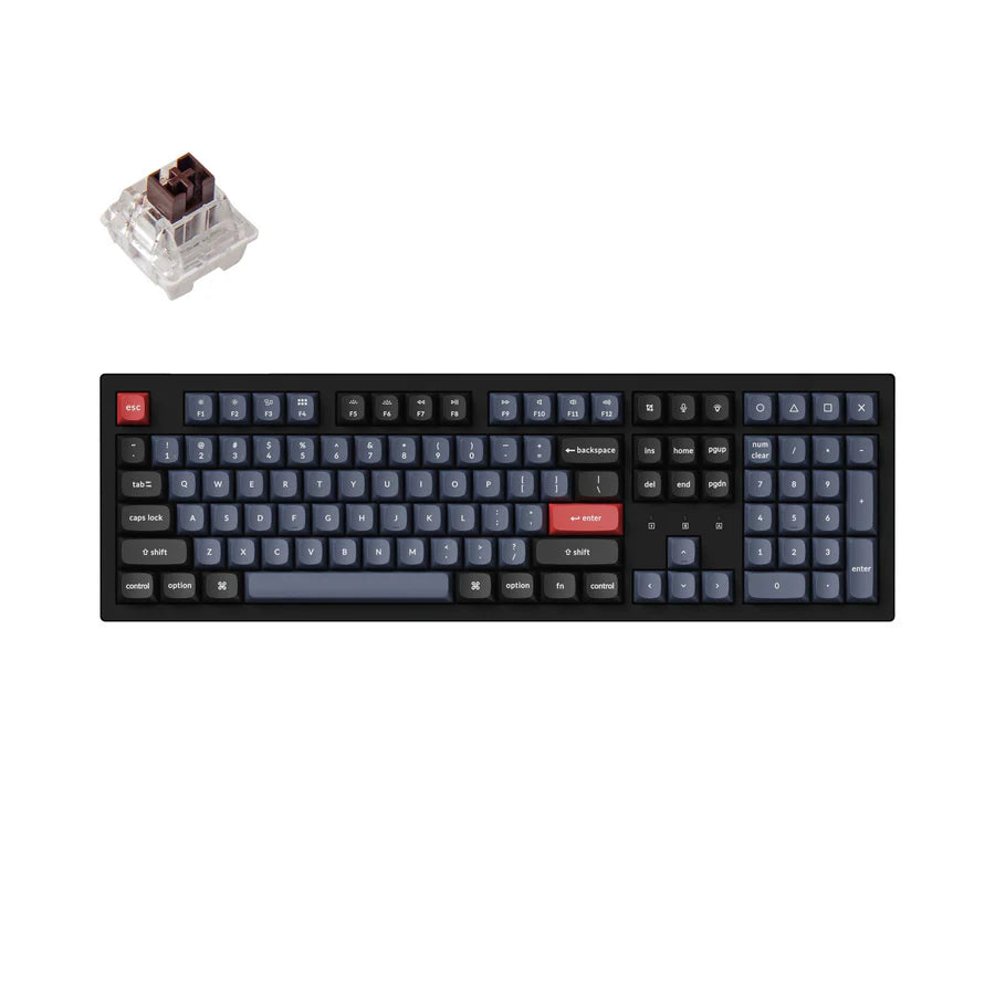 Keychron K10 Pro QMK/VIA Wireless Mechanical Keyboard (US ANSI Keyboard)