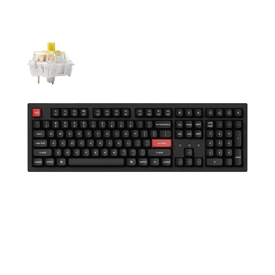 Keychron K10 Pro QMK/VIA Wireless Mechanical Keyboard (US ANSI Keyboard)