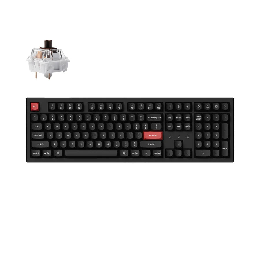 Keychron K10 Pro QMK/VIA Wireless Mechanical Keyboard (US ANSI Keyboard)