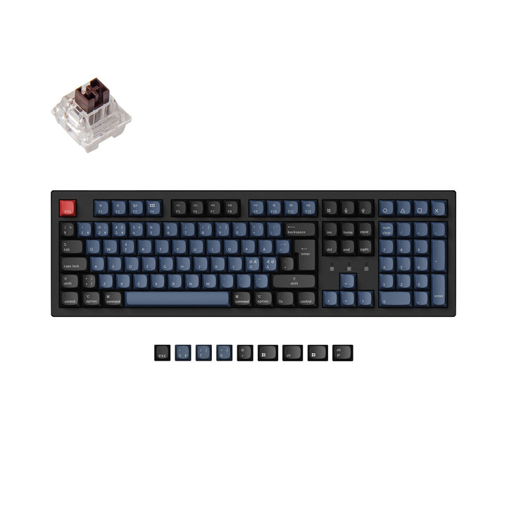 Colección de diseño ISO del teclado mecánico inalámbrico Keychron K10 Pro QMK/VIA