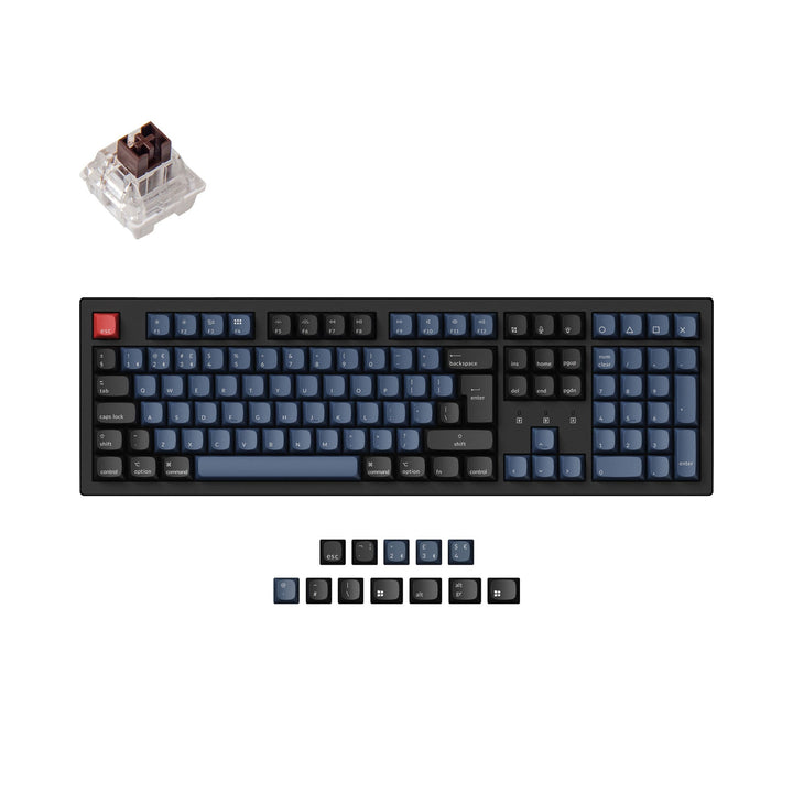 Colección de diseño ISO del teclado mecánico inalámbrico Keychron K10 Pro QMK/VIA