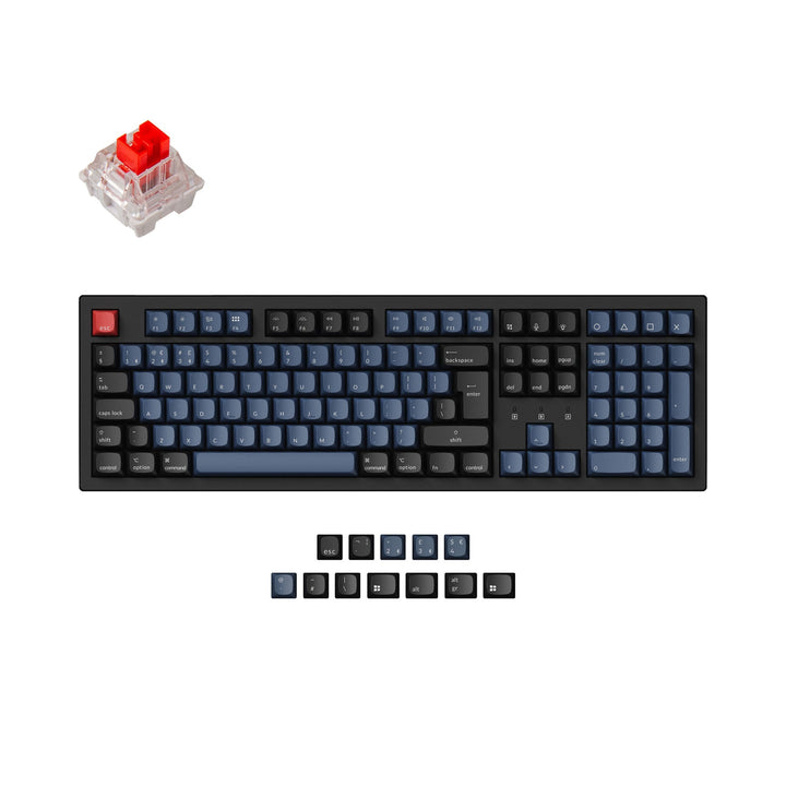 Colección de diseño ISO del teclado mecánico inalámbrico Keychron K10 Pro QMK/VIA