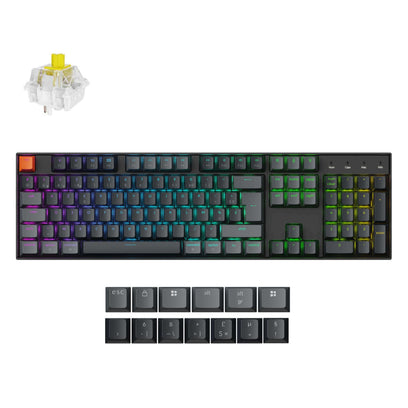 Colección de teclados mecánicos inalámbricos Keychron K10 QMK con distribución ISO (Version 2)