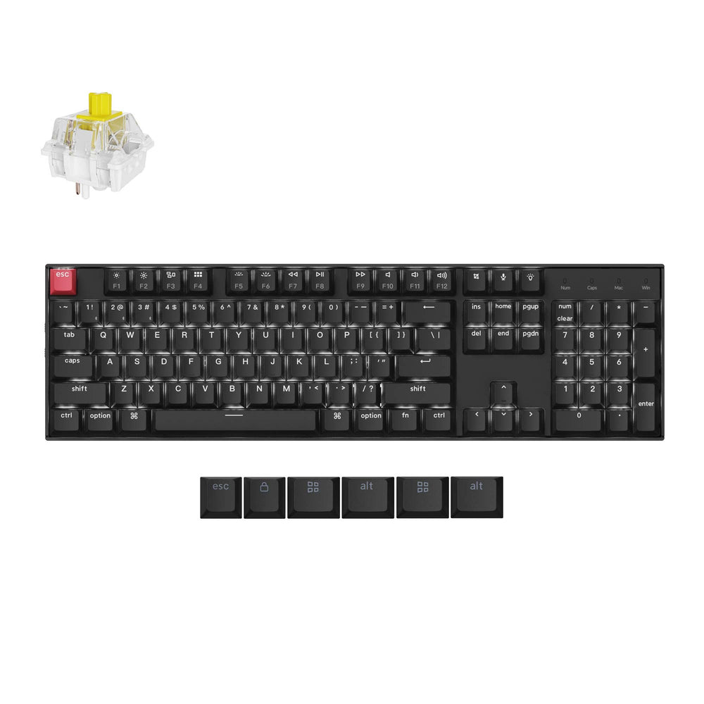 Keychron K10 QMK Wireless Mechanical Keyboard (Version 2)(US ANSI Keyboard)