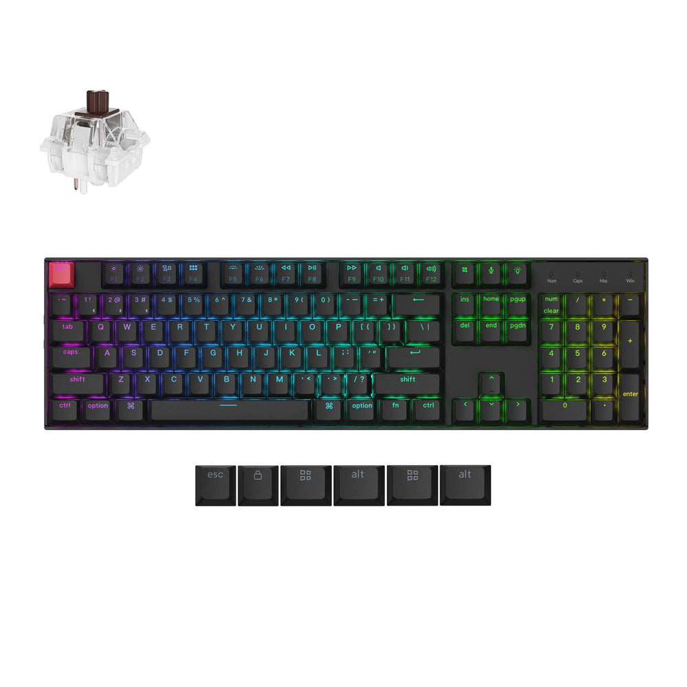 Teclado Mecánico Inalámbrico Keychron K10 QMK (Versión 2)(Teclado ANSI de EE. UU.)