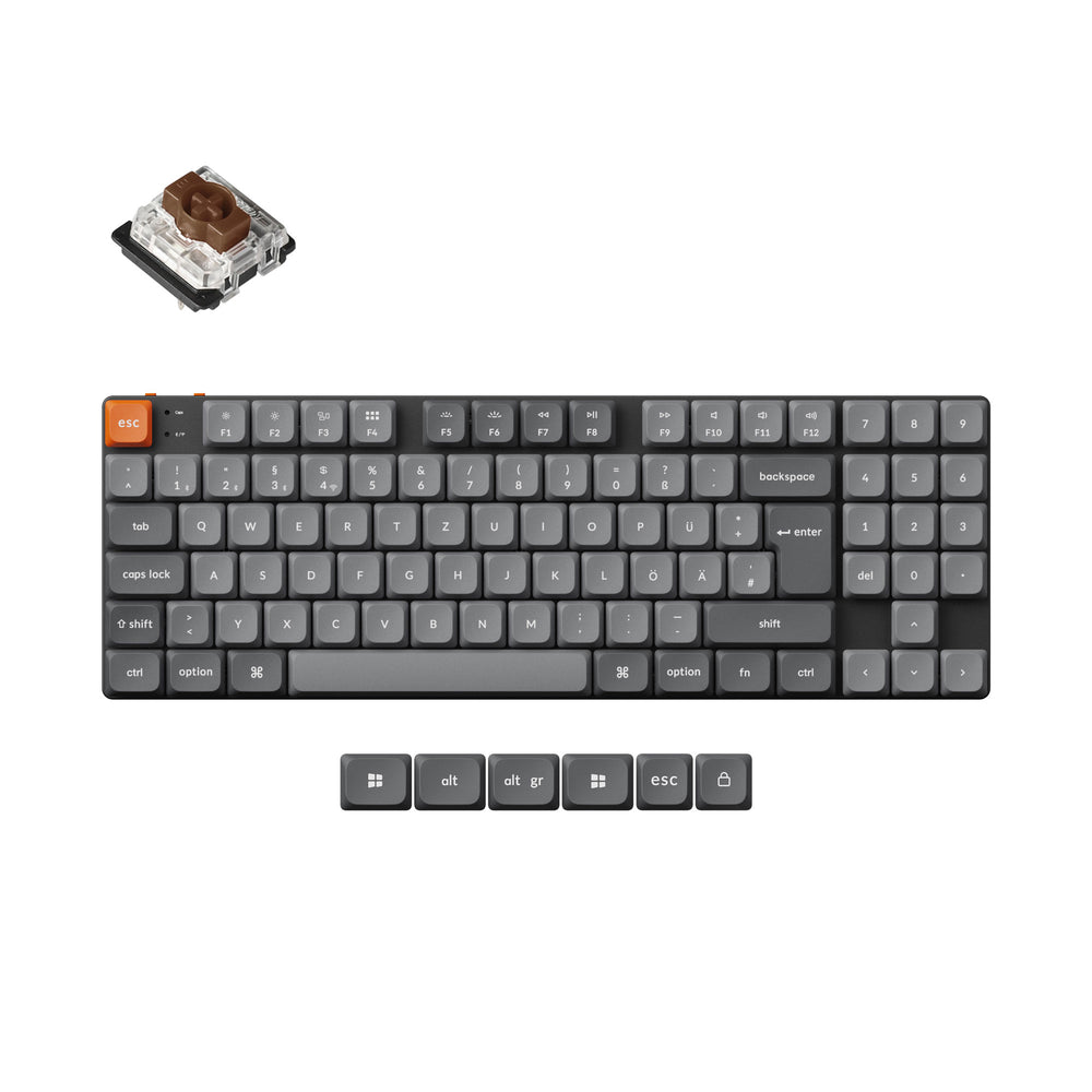 Colección de diseño ISO de teclado mecánico personalizado inalámbrico Keychron K13 Max QMK