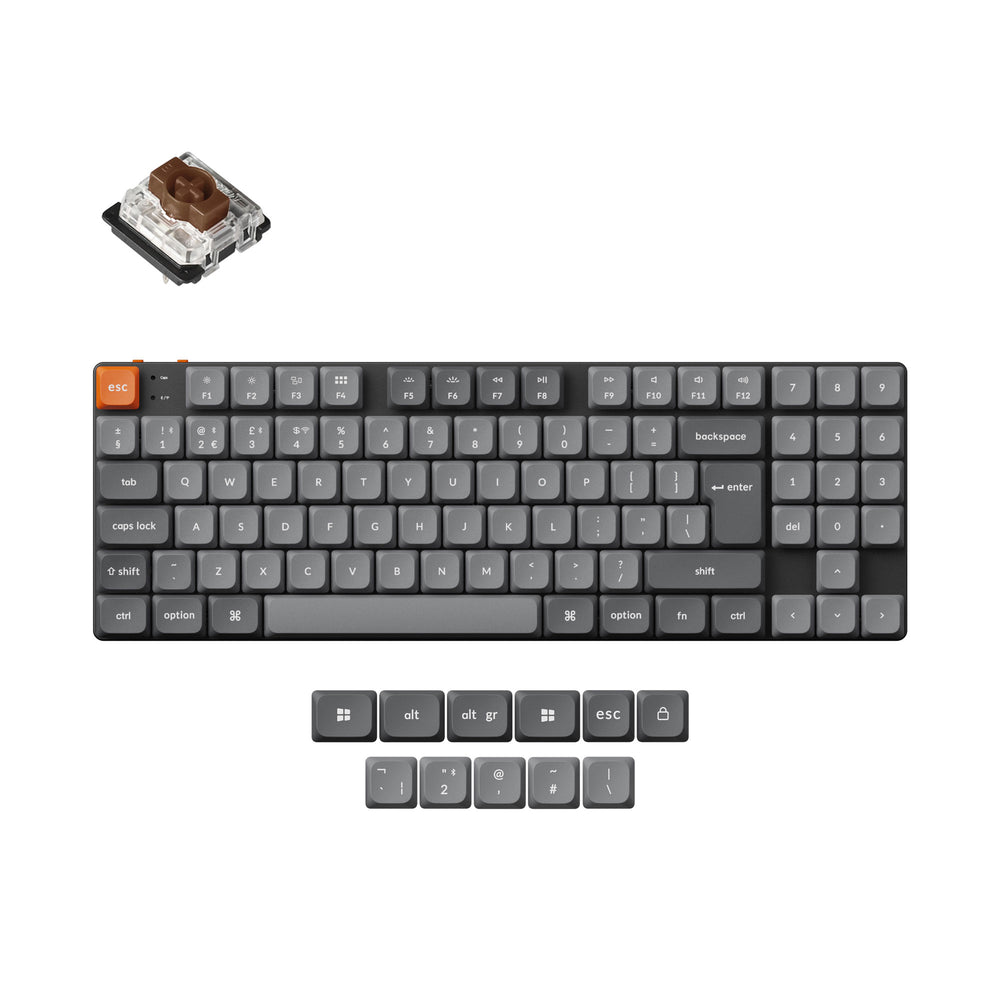 Colección de diseño ISO de teclado mecánico personalizado inalámbrico Keychron K13 Max QMK