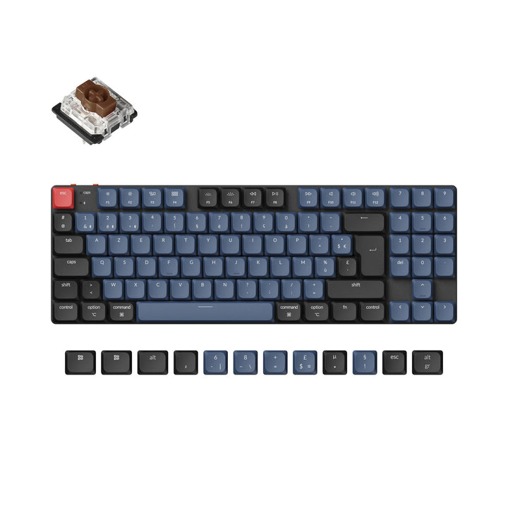 Colección de diseño ISO de teclado mecánico personalizado inalámbrico Keychron K13 Pro QMK/VIA