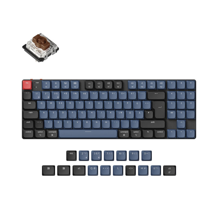Colección de diseño ISO de teclado mecánico personalizado inalámbrico Keychron K13 Pro QMK/VIA