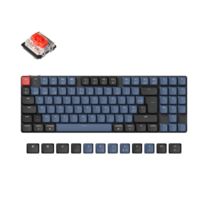 Colección de diseño ISO de teclado mecánico personalizado inalámbrico Keychron K13 Pro QMK/VIA