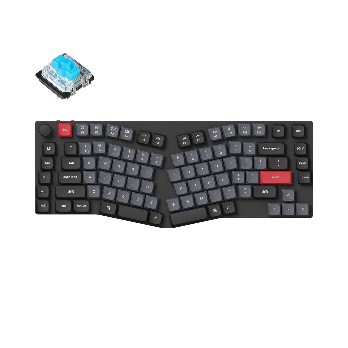 Keychron K15 Pro (Alice Layout) QMK/VIA Wireless Custom Mechanical Keyboard (US ANSI Keyboard)