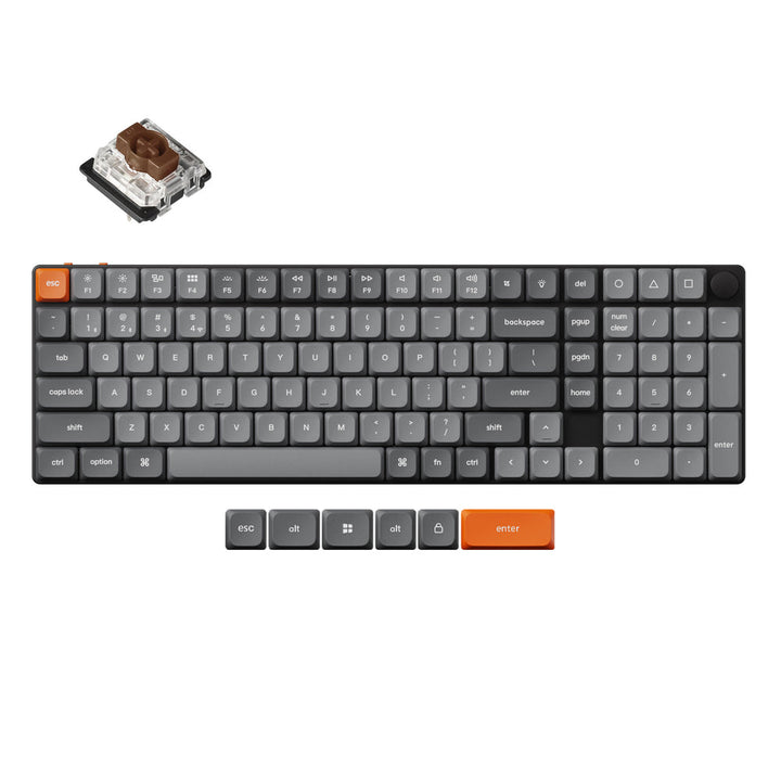 Teclado Mecánico Personalizado Inalámbrico Keychron K17 Max QMK (Distribución US ANSI)
