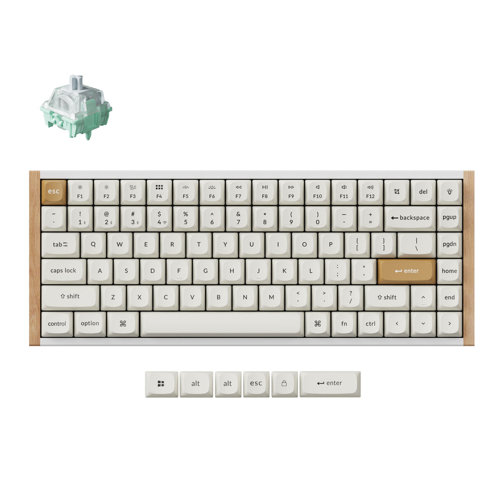 Teclado Personalizado Inalámbrico con interruptores Magnéticos Keychron K2 HE (Distribución US ANSI)