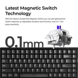 Keychron K2 HE Wireless Magnetic Switch Custom Keyboard - Resin Edition(US ANSI Layout)