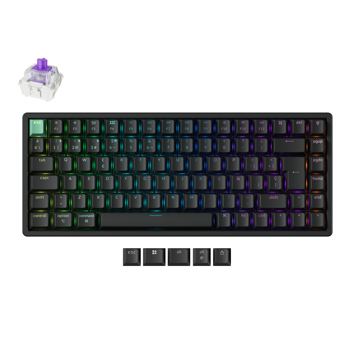 Keychron K2 HE Wireless Magnetic Switch Custom Keyboard ISO Layout Collection